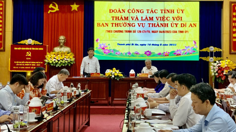 TP.Dĩ An cần đẩy nhanh tiến độ thực hiện các công trình trọng điểm