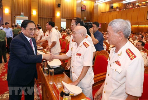 Cựu Công an Nhân dân là chỗ dựa tinh thần vững chắc cho chiến sỹ trẻ