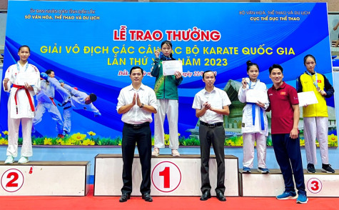 Giải vô địch các Câu lạc bộ Karate Quốc gia 2023: Bình Dương giành 5 huy chương vàng