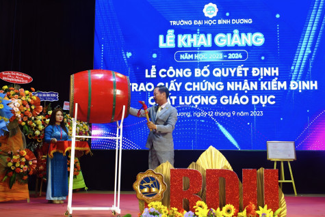 Trường Đại học Bình Dương khai giảng năm học mới 2023-2024