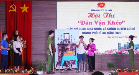 Tái hiện lại các tình huống dân vận từ cuộc sống