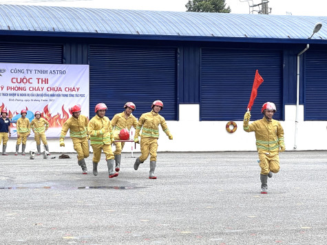 Hào hứng cuộc thi “Chiến sĩ phòng cháy chữa cháy tại cơ sở”