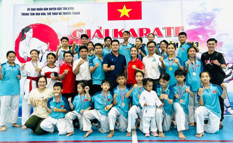 Giải Karate huyện Bắc Tân Uyên mở rộng năm 2023: TX.Bến Cát dẫn đầu