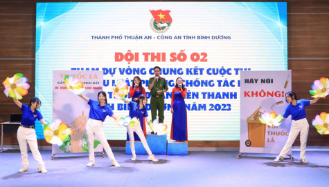 Cuộc thi tìm hiểu về Luật Phòng, chống tác tại thuốc lá: Thành đoàn Tân Uyên đạt giải nhất