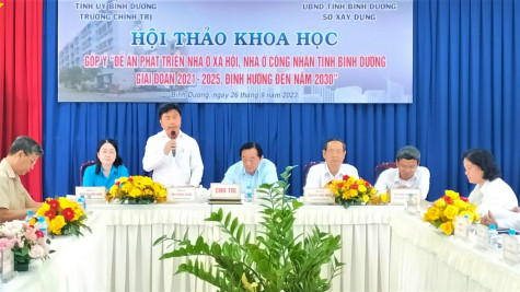 Hội thảo tìm giải pháp hoàn thiện đề án phát triển nhà ở xã hội, nhà ở công nhân trên địa bàn tỉnh