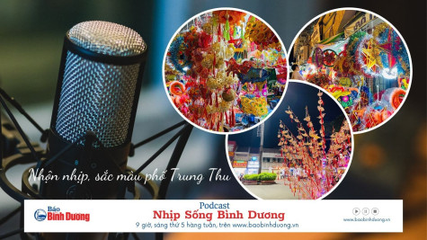 NHỊP SỐNG BÌNH DƯƠNG: Nhộn nhịp, sắc màu phố Trung thu