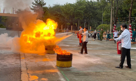 Công an huyện Dầu Tiếng: Tăng cường tuyên truyền PCCC tại cơ sở