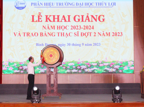 Phân hiệu trường Đại học Thủy Lợi khai giảng năm học mới 2023-2024