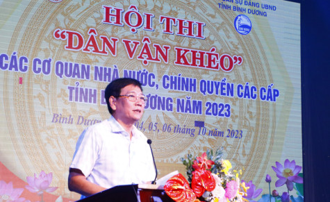 Khai mạc Hội thi “Dân vận khéo” các cơ quan nhà nước và chính quyền các cấp tỉnh Bình Dương