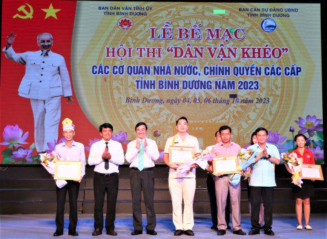 Bế mạc hội thi “Dân vận khéo”: Đội thi Công an tỉnh đạt giải nhất