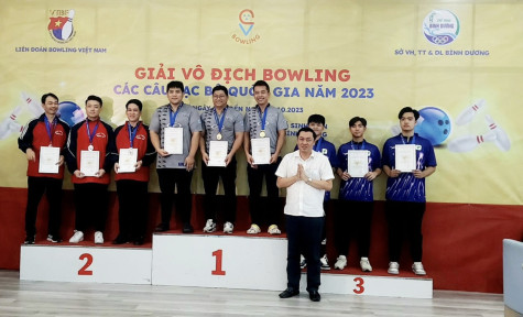 Bình Dương: Bế mạc giải vô địch Bowling các Câu lạc bộ quốc gia năm 2023