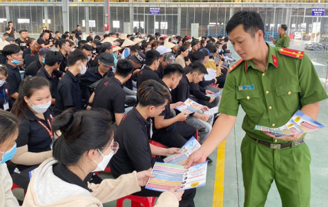 Công an huyện Bàu Bàng: Tuyên truyền pháp luật sao cho dễ hiểu, dễ nhớ