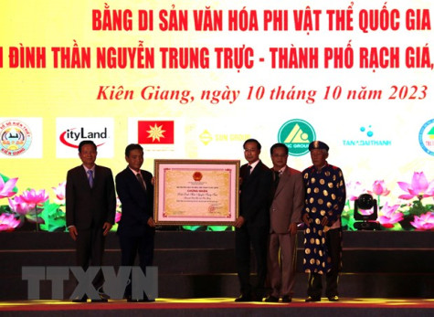 Lễ hội Đình thần Nguyễn Trung Trực là Di sản Văn hóa Phi vật thể QG