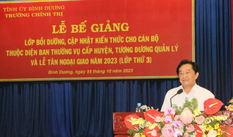 Gần 400 cán bộ lãnh đạo, quản lý hoàn thành chương trình bồi dưỡng, cập nhật kiến thức