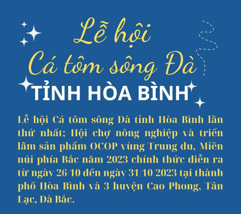 Lễ hội Cá tôm sông Đà