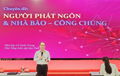 Tập huấn công tác phát ngôn, cung cấp thông tin cho báo chí năm 2023