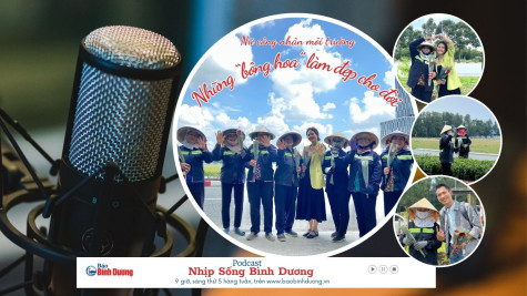 NHỊP SỐNG BÌNH DƯƠNG: Nữ công nhân môi trường: Những “bông hoa” làm đẹp cho đời