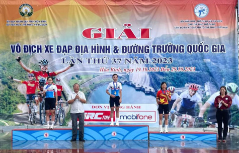 Giải vô địch xe đạp Quốc gia 2023: Bình Dương vô địch nội dung địa hình