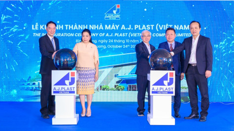 Khánh thành nhà máy sản xuất màng phim nhựa A.J.Plast Bình Dương