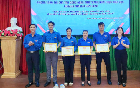 Đoàn Thanh niên Công ty TNHH MTV Cao su Dầu Tiếng: Thực hiện hiệu quả phong trào thi đua “4 nhất”, cạo choàng, làm choàng