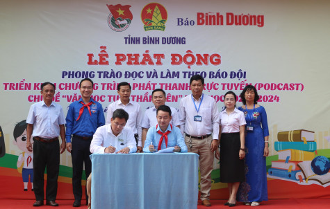 Phát động phong trào “Đọc và làm theo báo Đội” và triển khai chương trình phát thanh trực tuyến Podcast