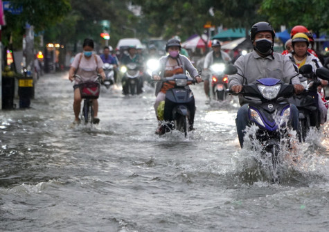 Khu vực Đông Nam Bộ đề phòng triều cường về đêm và sáng sớm