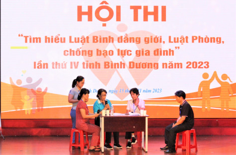 Hội thi “Tìm hiểu Luật Bình đẳng giới, Luật Phòng chống bạo lực gia đình” lần thứ IV năm 2023