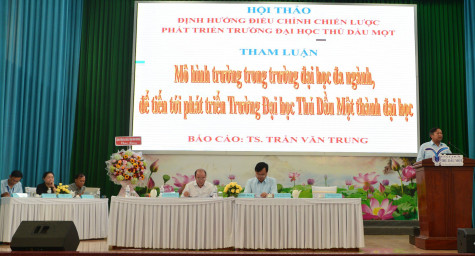 Xây dựng trường Đại học Thủ Dầu Một thành đại học thông minh, hạnh phúc