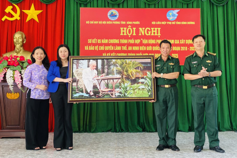 Hội Liên hiệp Phụ nữ tỉnh Bình Dương: Phối hợp tham gia bảo vệ chủ quyền, an ninh quốc gia