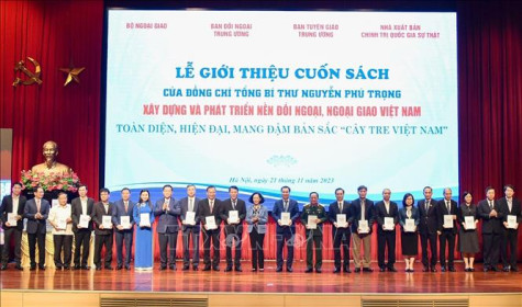 Ra mắt cuốn sách của Tổng Bí thư Nguyễn Phú Trọng về công tác đối ngoại