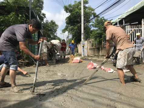 Sức dân ở một khu phố