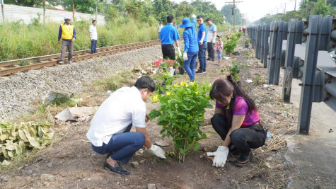 Phường Dĩ An, TP.Dĩ An: Phối hợp triển khai phong trào “Đường tàu - Đường hoa”