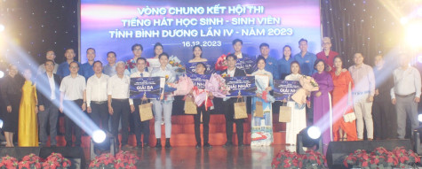 Hội thi “Tiếng hát học sinh - sinh viên” tỉnh Bình Dương lần thứ IV năm 2023: Tỏa sáng “Khát vọng học sinh, sinh viên Bình Dương”