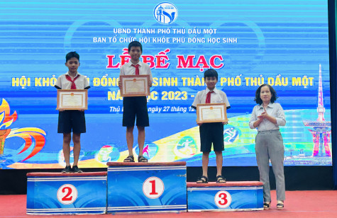 ​Bế mạc Hội khỏe Phù Đổng học sinh TP.Thủ Dầu Một