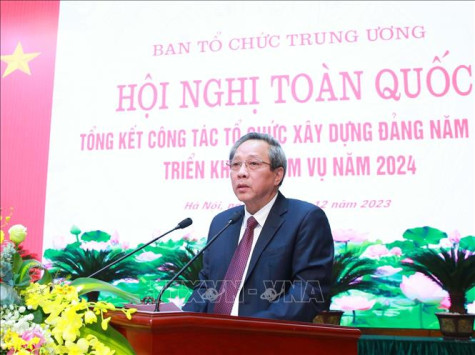 Hội nghị toàn quốc tổng kết công tác tổ chức xây dựng Đảng năm 2023