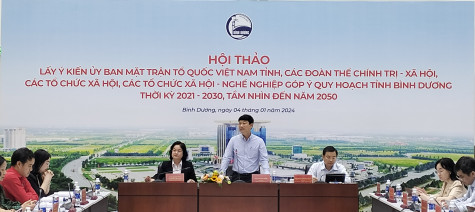 Phát triển Bình Dương trở thành trung tâm công nghiệp, dịch vụ hiện đại, đô thị phát triển bền vững