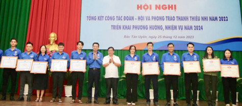 Huyện đoàn Bắc Tân Uyên: Tuyên dương các tập thể, cá nhân