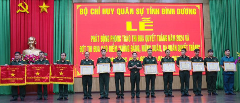 Ban Chỉ huy Quân sự Tp.Tân Uyên: Lá cờ đầu trong phong trào thi đua quyết thắng