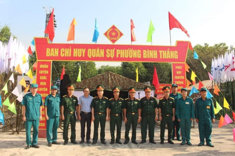 Ban Chỉ huy Quân sự TP.Dĩ An: Khai mạc hội thi sáng kiến, cải tiến mô hình học cụ và giáo án huấn luyện