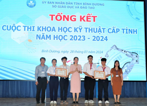 Tổng kết Cuộc thi khoa học kỹ thuật cấp tỉnh năm học 2023-2024