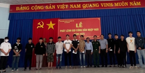 Quyết tâm hoàn thành chỉ tiêu giao quân năm 2024