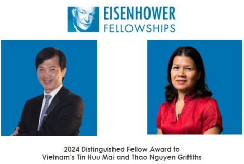 Chủ tịch U&I Mai Hữu Tín đạt Giải thưởng Thành viên Xuất sắc năm 2024 của Eisenhower Fellowships (Hoa Kỳ)