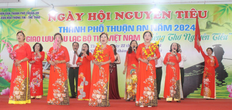 Hấp dẫn Ngày hội “Tiếng thơ Nguyên tiêu” TP.Thuận An năm 2024