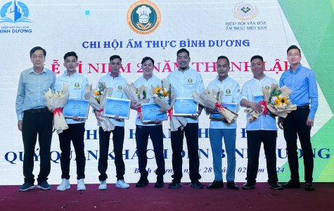 Ra mắt Ban Chấp hành Chi hội Ẩm thực Bình Dương nhiệm kỳ mới