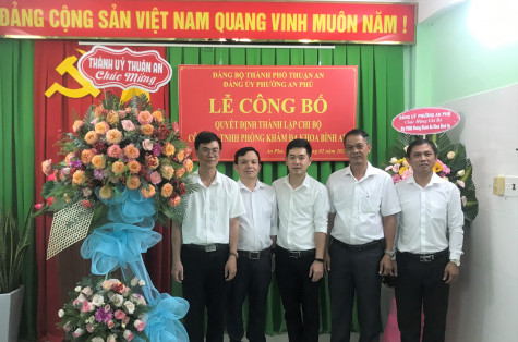 Thành lập Chi bộ Công ty TNHH Phòng khám Đa khoa Bình An