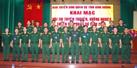 Hội thi tuyên truyền, hướng nghiệp tuyển sinh quân sự năm 2024