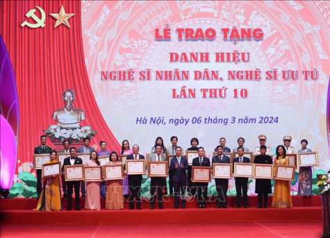 Danh hiệu cao quý của Nhà nước tạo động lực để nghệ sỹ tận tâm cống hiến