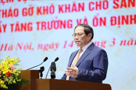 Thủ tướng Phạm Minh Chính chủ trì Hội nghị về điều hành chính sách tiền tệ năm 2024