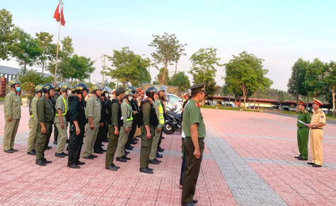 Đội Cơ động xử lý sự cố giao thông huyện Bàu Bàng: Góp phần bảo đảm an toàn giao thông