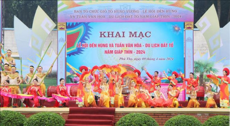 Khai mạc Lễ hội Đền Hùng và Tuần Văn hóa - Du lịch Đất Tổ